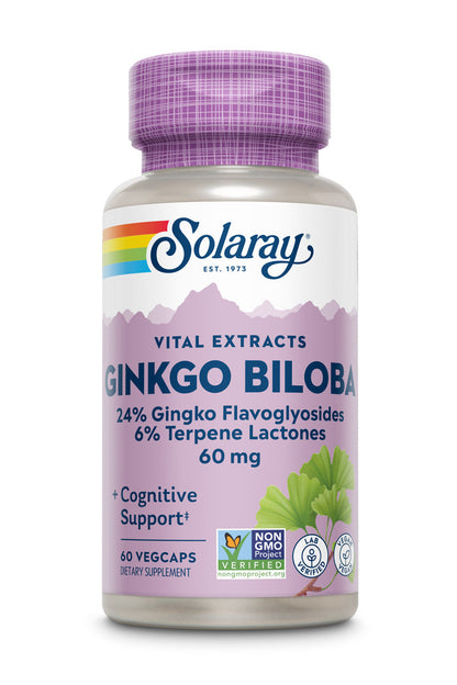 Ginkgo Biloba Leaf Extract 60mg