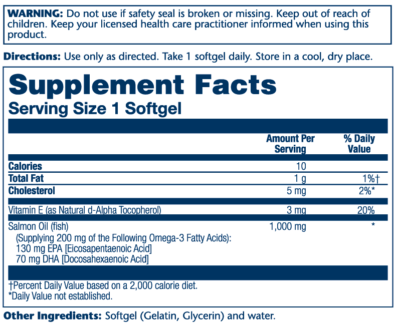 Salmon Oil 1000mg