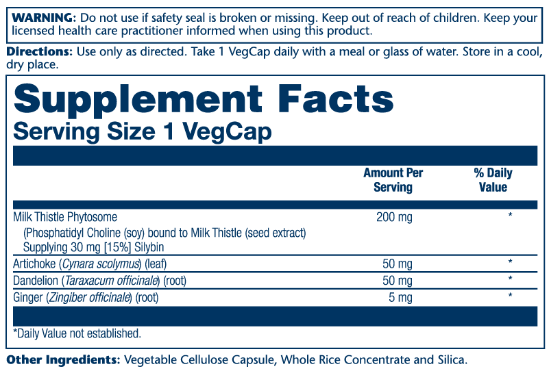 Milk Thistle Seed Ext Phytosome